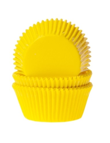 House of Marie Baking Cups Effen Geel (50st) 