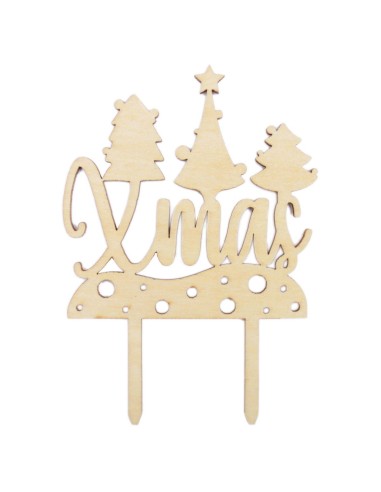 Scrapcooking Taarttopper Hout Xmas