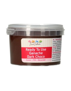 FunCakes Ganache Donkere Chocolade - Kant en Klaar -260gr-