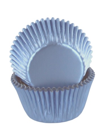 Baked with Love Folie Baking Cups Blauw -50st-