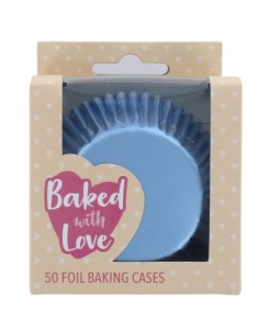 Baked with Love Folie Baking Cups Blauw -45st- 2