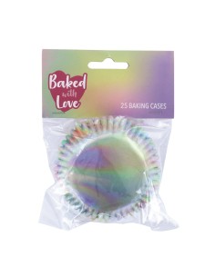 Baked with Love Folie Baking Cups Iridescent -25st-