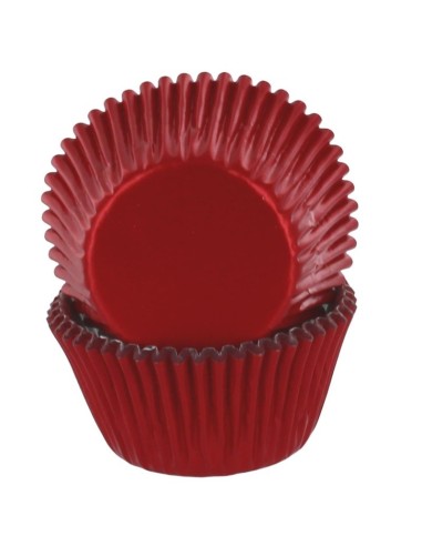 Baked with Love Folie Baking Cups Rood -50st-