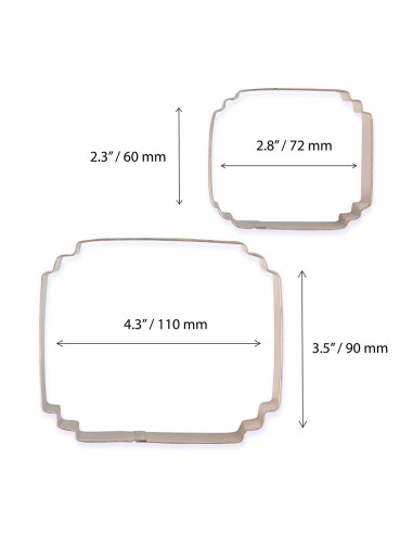 PME Koekjes Uitsteker Set Plaque Style 5 -2st-