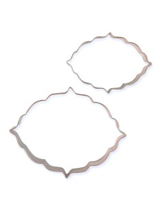 PME Koekjes Uitsteker Set Plaque Style 6 -2st-