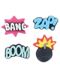 Baked with Love Suikerdecoratie Superhelden -10st- 2