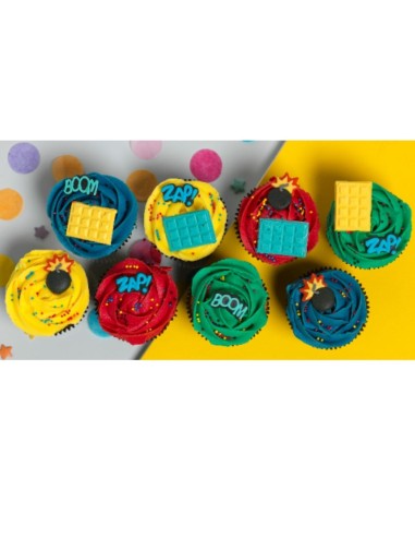 Baked with Love Suikerdecoratie Superhelden -10st-