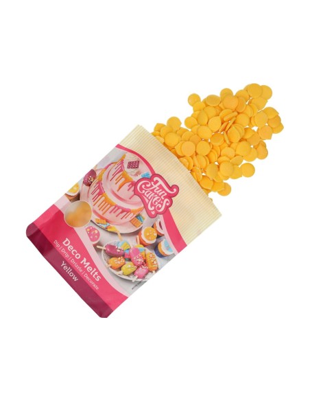 FunCakes Deco Melts Geel -250gr-