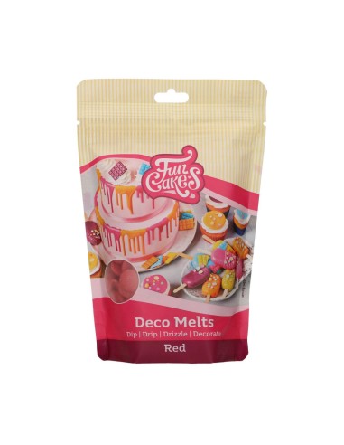 FunCakes Deco Melts Rood -250gr-