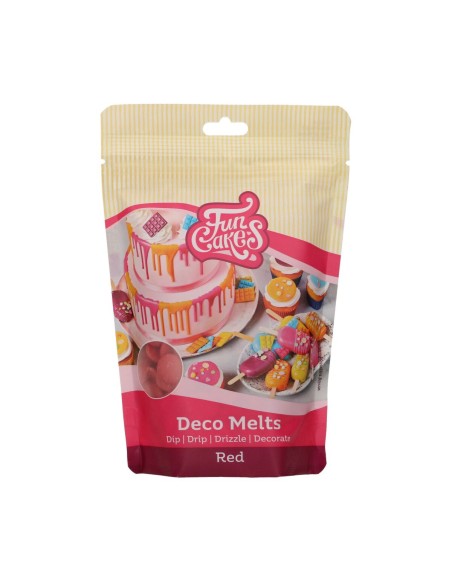 FunCakes Deco Melts Rood -250gr-