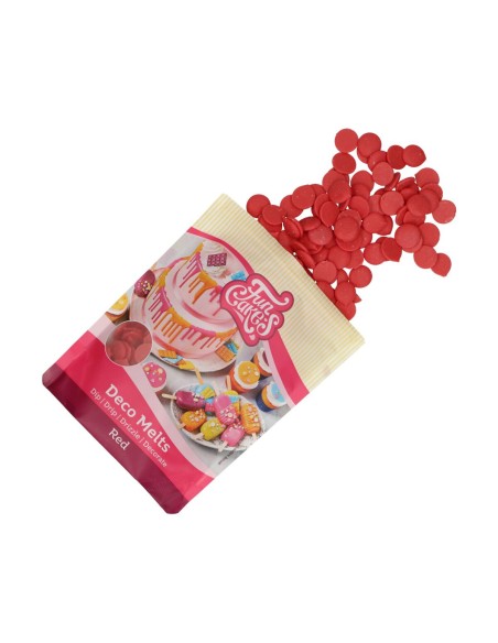 FunCakes Deco Melts Rood -250gr-
