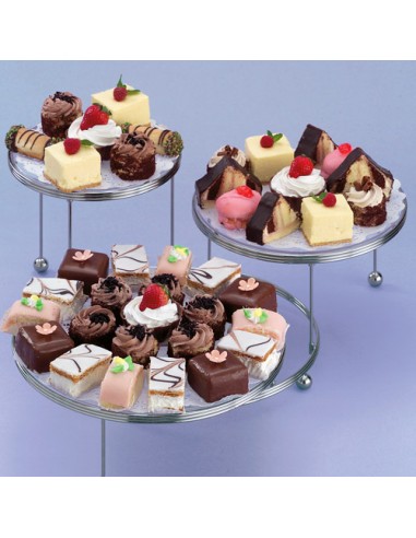 Wilton Taartstandaard Set Sierlijk -3st-