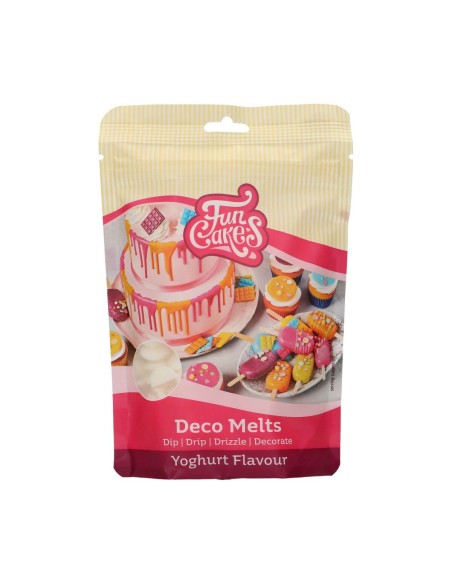 FunCakes Deco Melts Yoghurt Smaak -250gr-