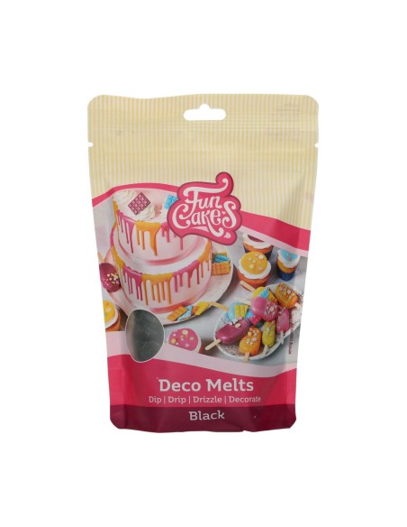 FunCakes Deco Melts Zwart -250gr-