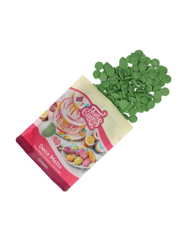 FunCakes Deco Melts Groen -250gr-