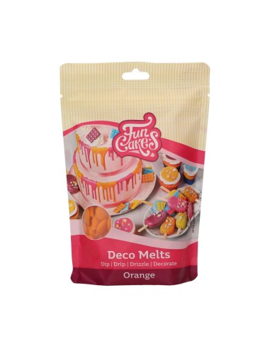FunCakes Deco Melts Oranje -250gr-