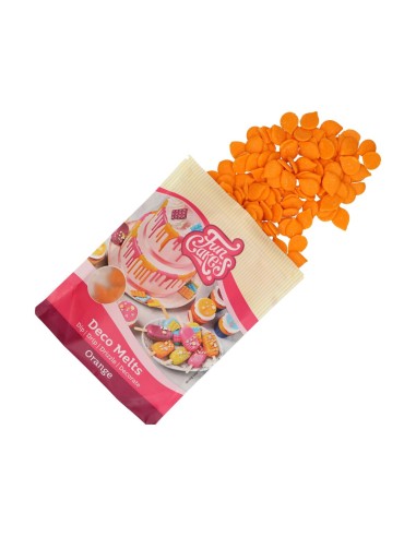 FunCakes Deco Melts Oranje -250gr-