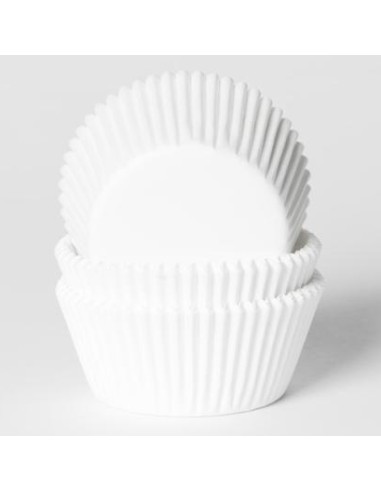 House of Marie Baking Cups Wit (50st)