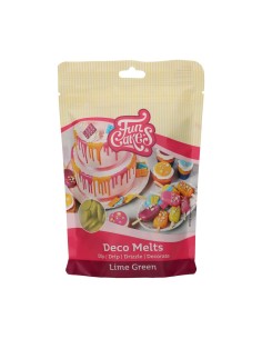 FunCakes Deco Melts Lime Groen -250gr- 2