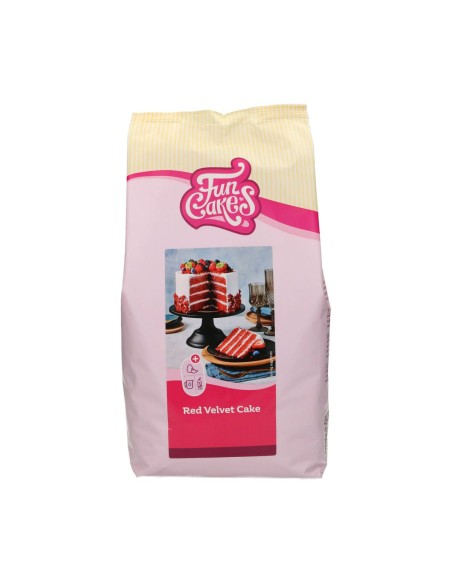 FunCakes Mix voor Red Velvet Cake -4kg-