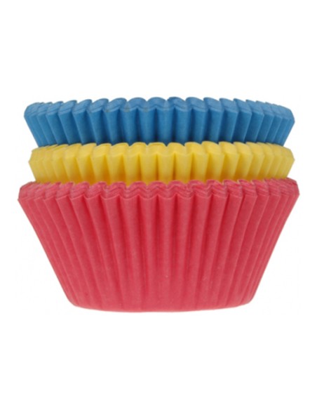 House of Marie Baking Cups Assorti Primair -72st-