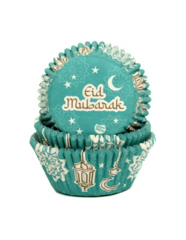 House of Marie Baking Cups Eid Mubarak -48st-