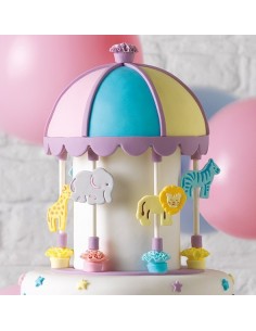 Cake Star Plunger Uitsteker Set Dierentuin Dieren -4st- 2