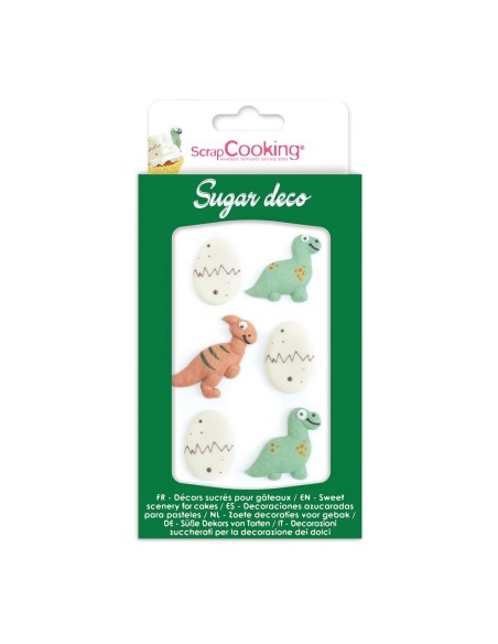 Scrapcooking Suikerdecoratie Dino -6st-//
