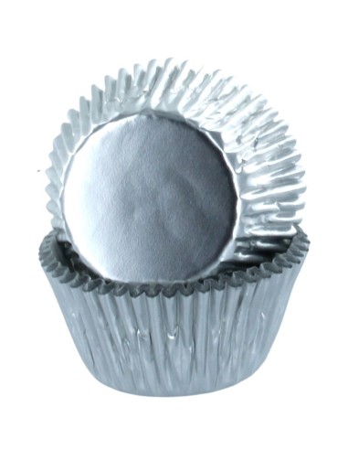 Baked with Love Folie Baking Cups Zilver -50st-