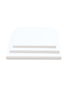 Decora Cake Drum Vierkant -36cm- Wit  2