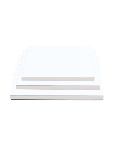 Decora Cake Drum Vierkant -36cm- Wit 