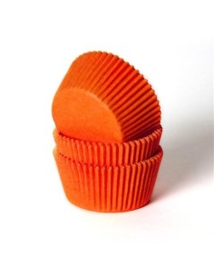 House of Marie Baking Cups Effen Oranje (50st)