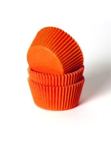 House of Marie Baking Cups Effen Oranje (50st)