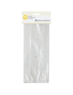 Wilton Traktatiezakjes Transparant -25st-