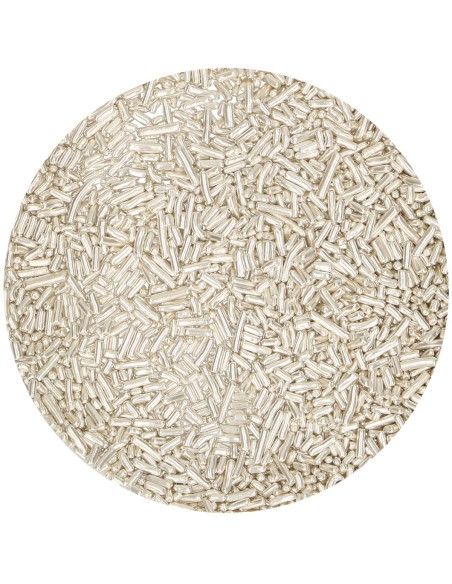 FunCakes Sugar Strands Metallic Zilver -80gr-