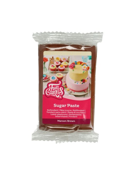 FunCakes Rolfondant Bruin Maroon Brown -250gr-