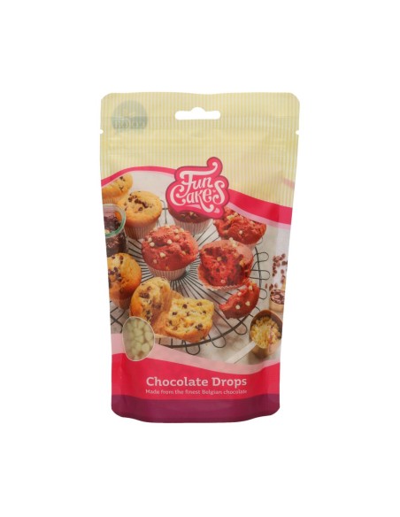 FunCakes Chocolade Drops Wit -350gr-