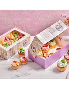 FunCakes Cupcake Doos 6 Pure -3st-