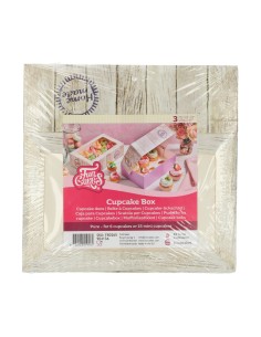 FunCakes Cupcake Doos 6 Pure -3st- 2