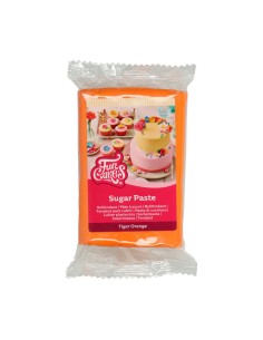 FunCakes Rolfondant Oranje Tiger Orange -250gr-