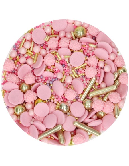 FunCakes Sprinkle Medley Glamour Pink -65gr-