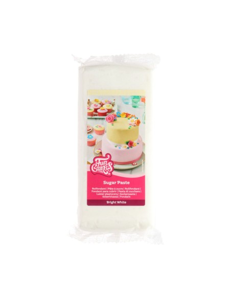 FunCakes Rolfondant Vanille Wit Bright White -1kg-