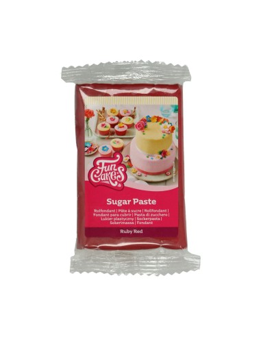 FunCakes Rolfondant Rood Ruby Red -250gr-