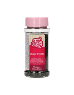 FunCakes Suikerparels Zwart Glans 4mm -80gr- 2