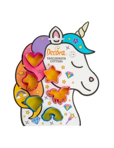 Decora Uitsteker Set Mini Eenhoorn Set -6st-