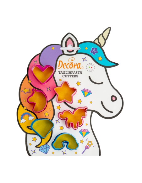 Decora Uitsteker Set Mini Eenhoorn Set -6st-