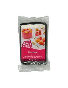 FunCakes Marsepein Zwart Midnight Black -250gr-