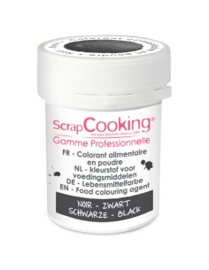 Scrapcooking Poeder Kleurstof Zwart -5gr-