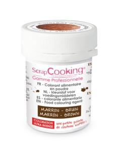 Scrapcooking Poeder Kleurstof Bruin -5gr-