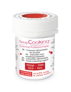 Scrapcooking Poeder Kleurstof Rood -5gr-